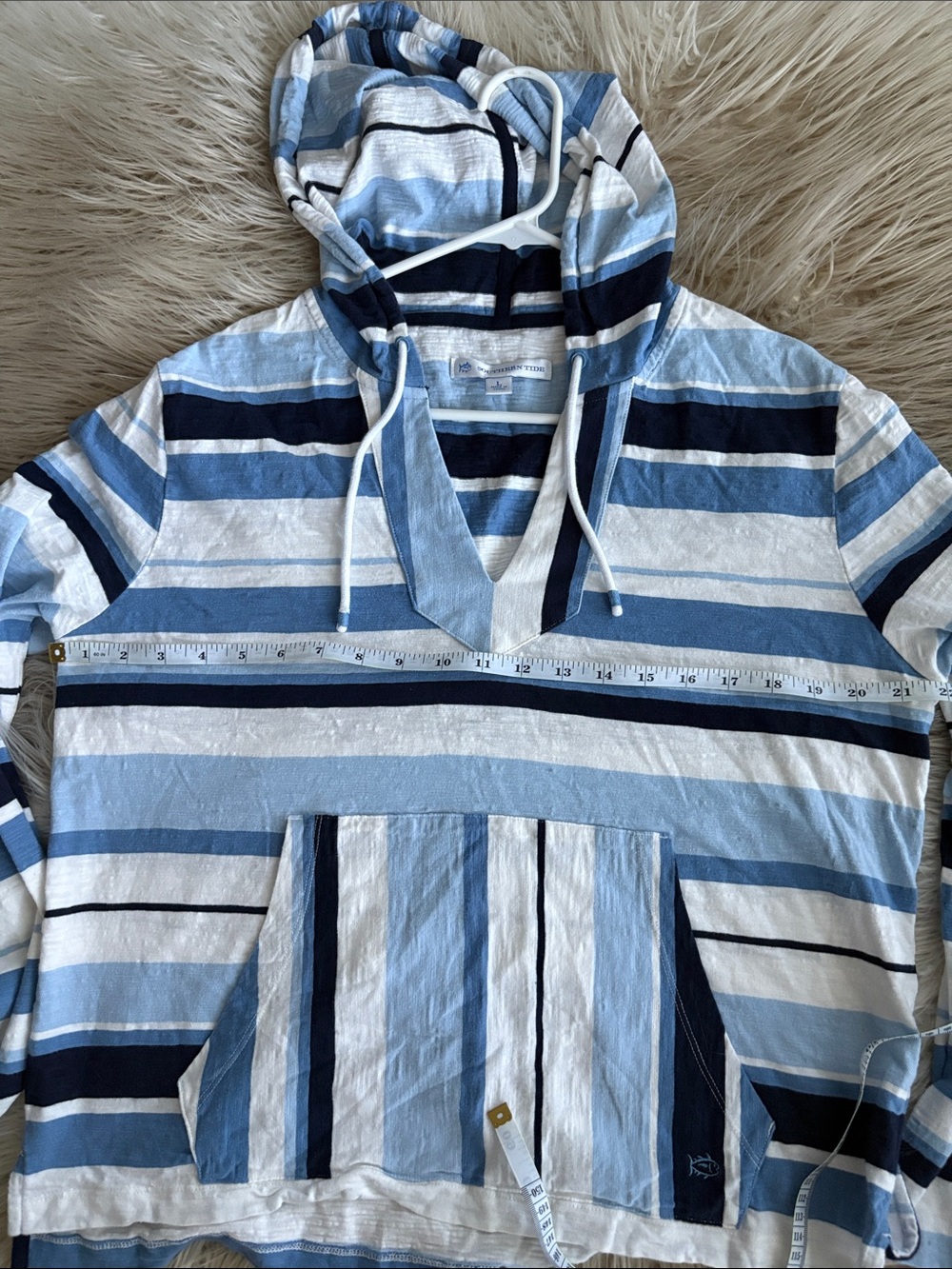 Southern Tide cotton hoodie sz Large - Picture 9 of 10